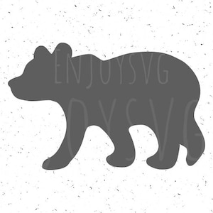 Bambino orso SVG Baby Bear Svg file sagoma bambino orso svg Baby cub bambino di sagoma SVG Svg sagoma dell'orso orso svg orso famiglia svg