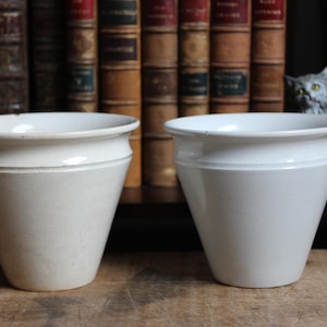 2 anciens krukor à confiture forme conique