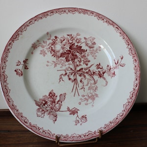 Plat De Service Ancien Sarreguemines Modèle Mozart - Couleur Jade, Occasion France