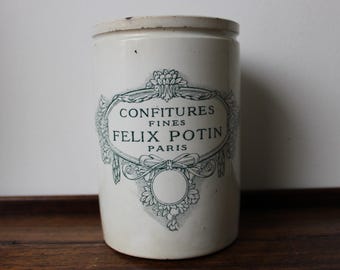 Ancien pot Felix Potin Lunéville 1880-1920