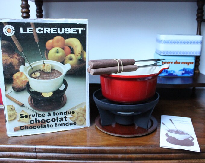 Le Creuset Chocolate Fondue Service chocolate Fondue Etsy