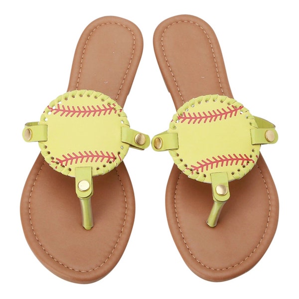 Softball or Baseball Interchangeable Womens Sandals