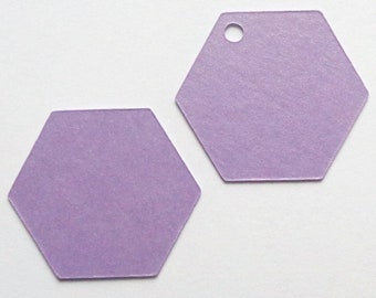 Hexagon Cut Outs Lavender Paper Hexagons Shimmer Cardstock Purple Hexagon Tags Choose Size 40 Blank Purple Hexagon Place Cards