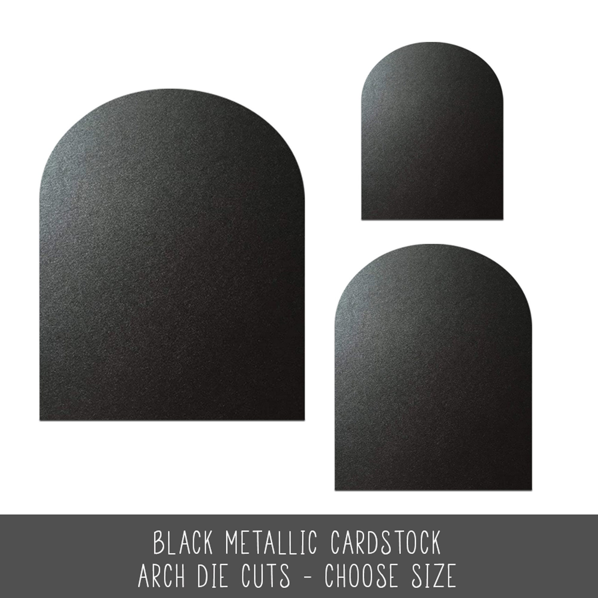 Paper Accents PA Glossy Cardstock 8.5 x 11 Black