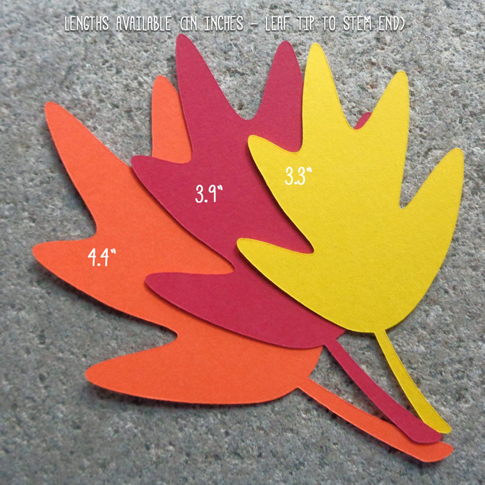 Die Cut Leaves Autumn Decoration Leaf Die Cuts Rustic Paper Etsy