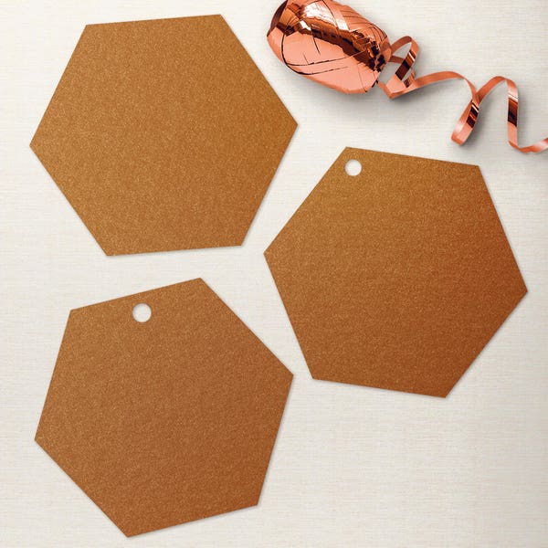 Hexagon Die Cut Paper Etsy