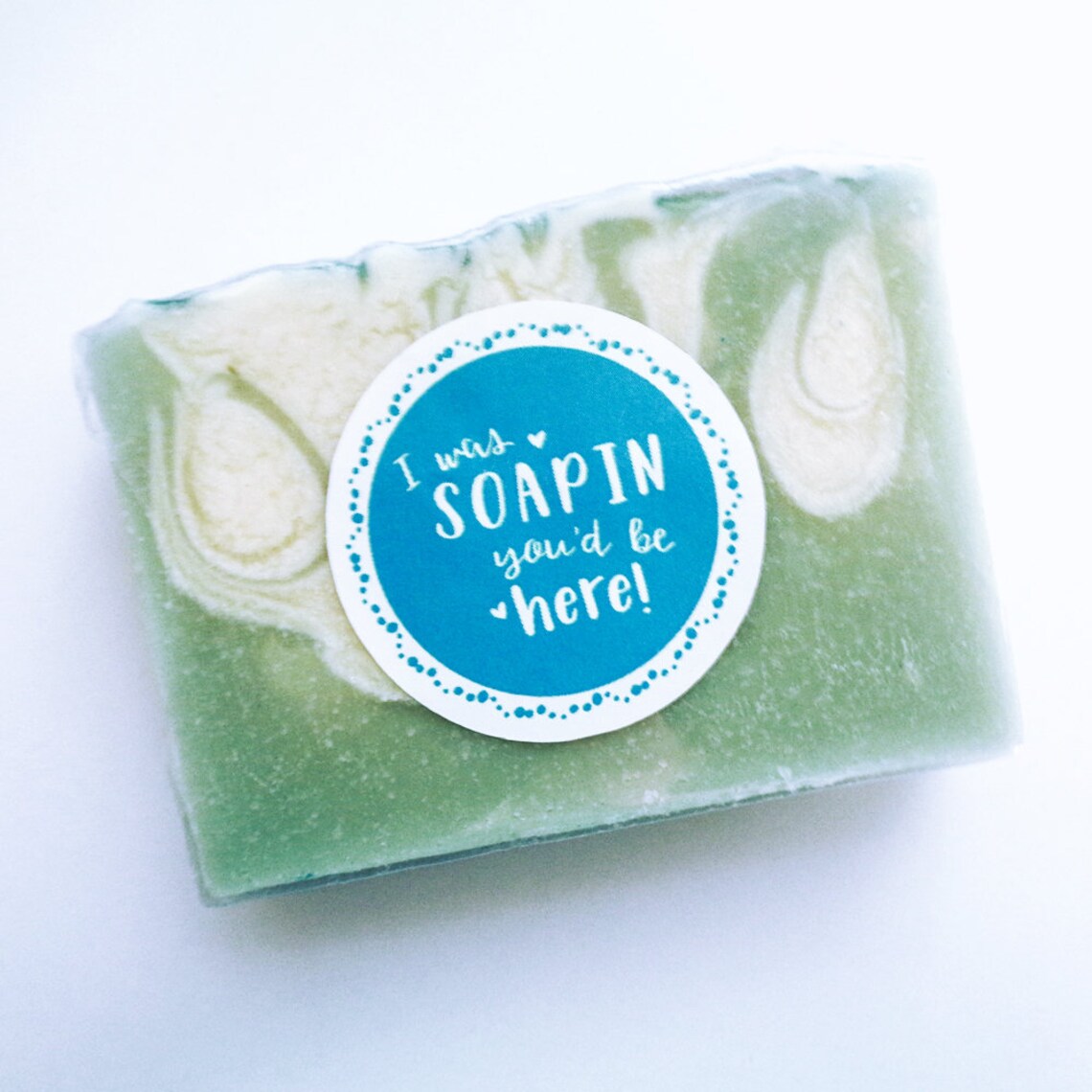 Pun Soap Stickers I Was Soapin You'd Be Here Stickers for Etsy