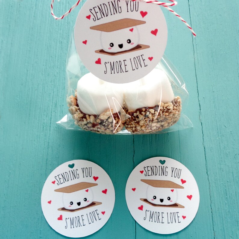 Smore Tags Sending You Smore Love Tag Cute Wedding Favor Etsy