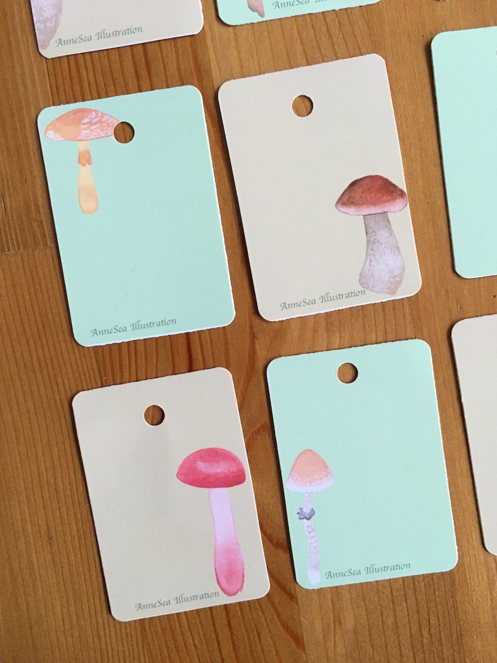 PDF Printable Gift Tags Lovely Mushrooms Mushrooms of | Etsy