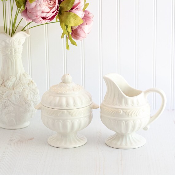 Oversized Creamer Sugar Bowl Lenox Butler S Pantry Etsy
