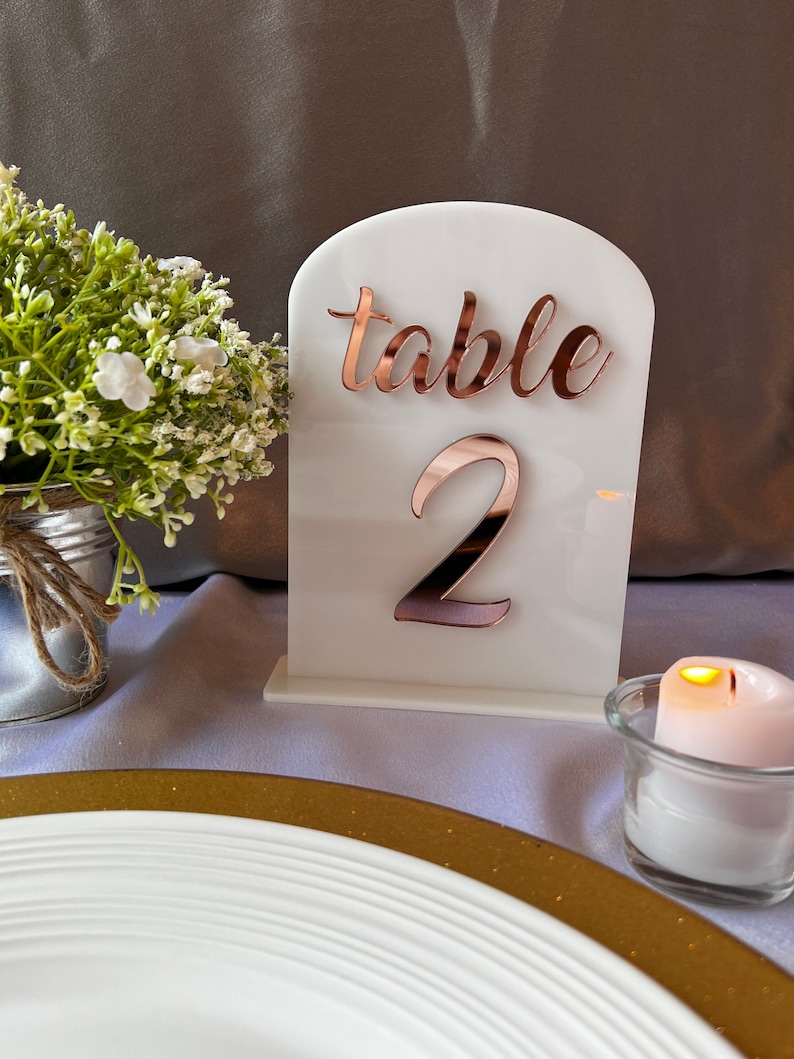 3D Table Numbers / Table Number / Wedding Table Numbers / Wedding