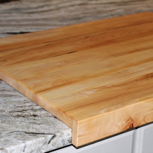 Maple Dough Kneading Board w/ Countertop Notch,Bread Making,Pasta Rolling Cutting Board ,Pastry Board, Noodle Board, Handmade ,Canadian Made