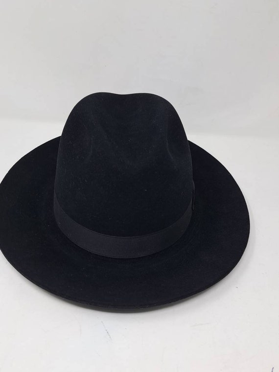 Vintage Royal Deluxe Stetson Key Club Hat  7 Black