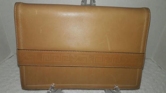 ysl tan clutch