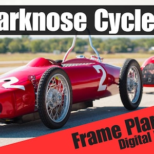 Grand Prix Style Sharknose Cyclekart Frame Plan Guide (PDF)