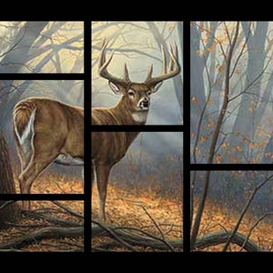 Field Day Deer Wall Hanging Panel by Springs Creative