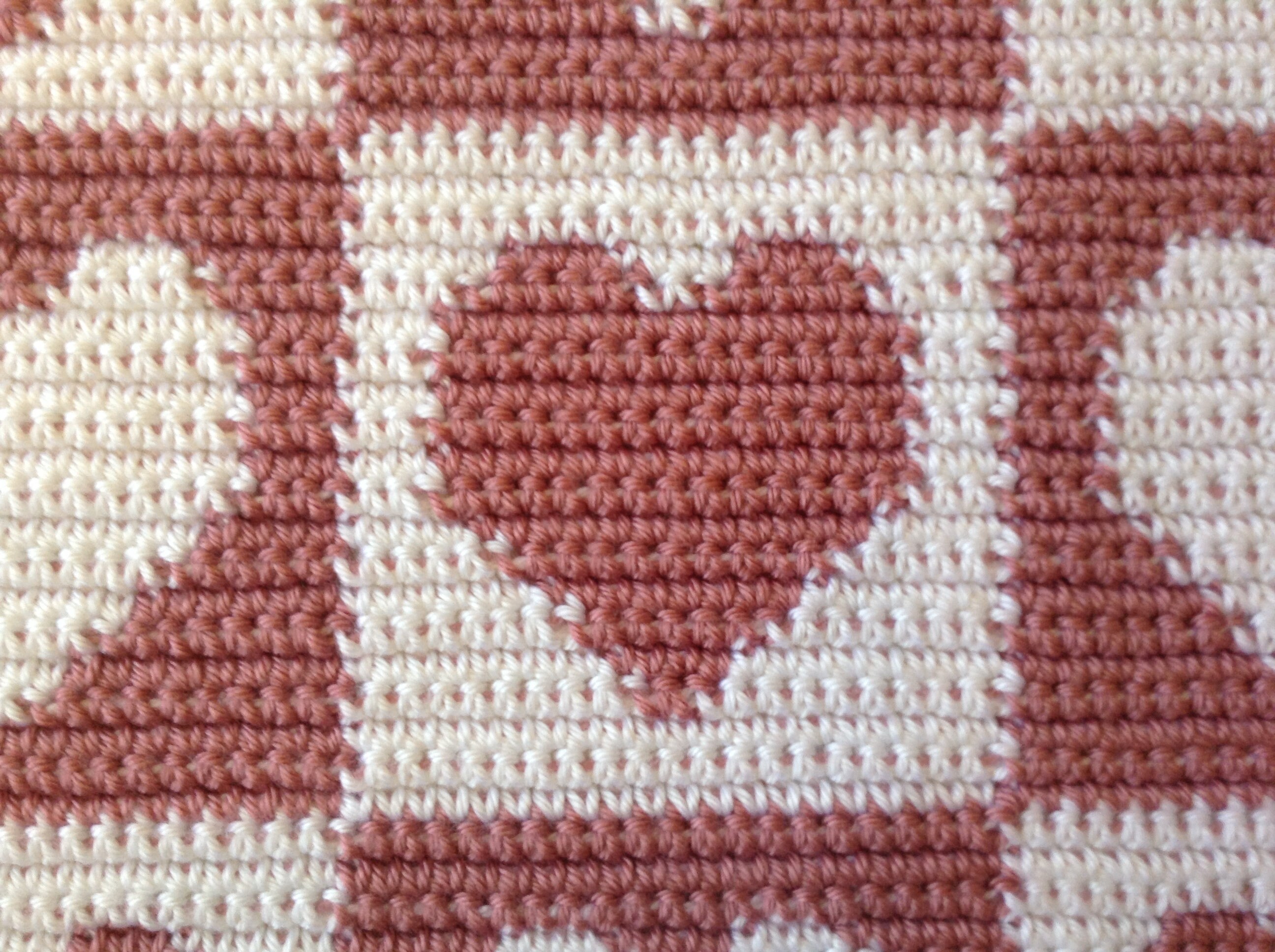 Pink Hearts Baby Blanket Pink And White BlanketCrochet Baby Etsy