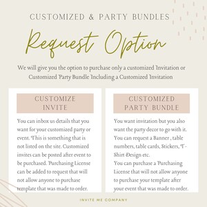 Customized & Party Bundle