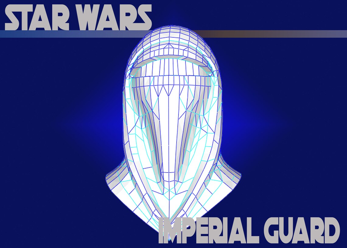 Imperial Guard Helmet Template for Cosplay Pepakura .PDO .PDF Files - Etsy