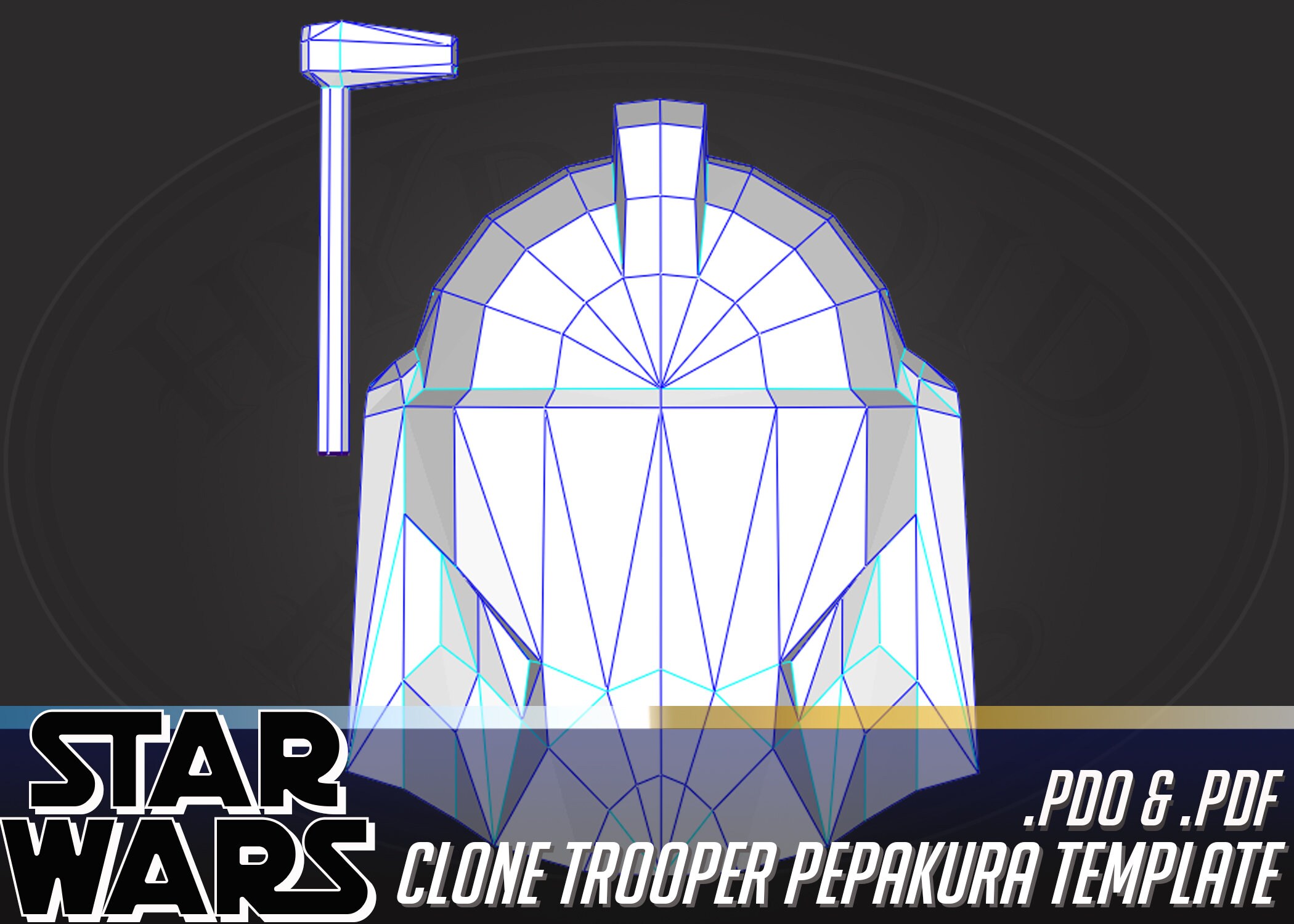 Cosplay Clone Trooper Helmet Pepakura Template .PDO .PDF - Etsy Canada