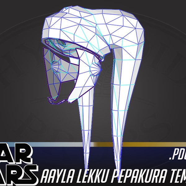 Cosplay Aayla Secura Pepakura Template .PDO .PDF Files