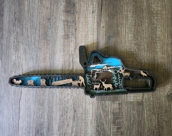 Chainsaw 3d Wall Art