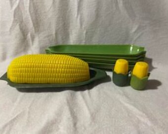 Vintage 7 Piece Corn BBQ Set