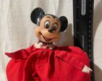 Vintage Mickey Mouse Beanie Doll