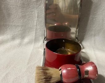 Vintage Horse Shaving Set