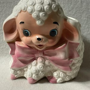 Vintage Lamb Baby Planter - Etsy