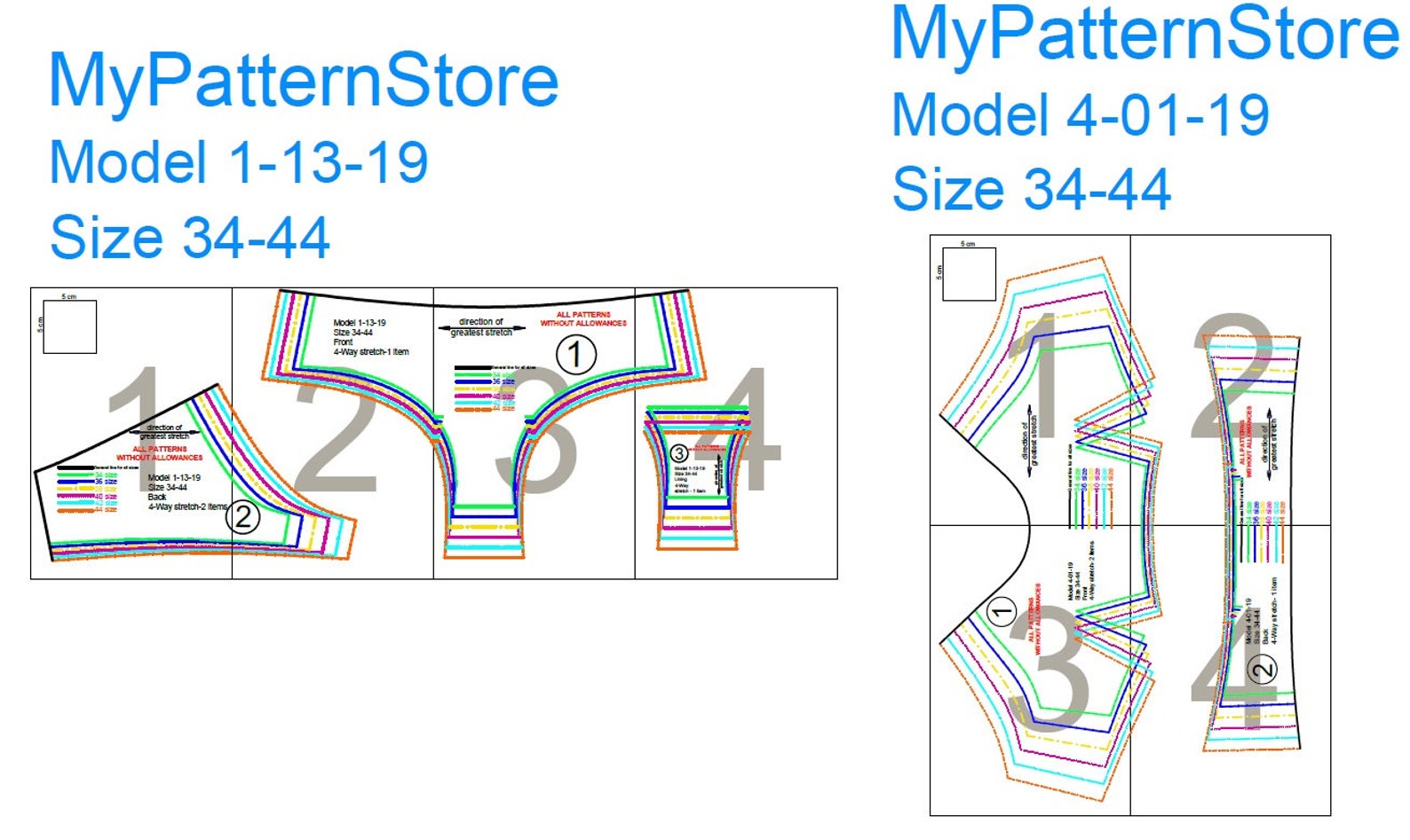 Instant Download Pdf XXSXL Sewing Pattern for Shorts and Etsy
