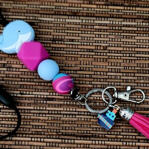 Whale badge Lanyard
