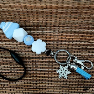 Winter Beanie Badge Lanyard