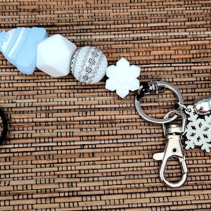 Winter Beanie Badge Lanyard