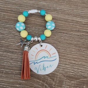 Vibes Bag Tag. Vibes Bag Charm