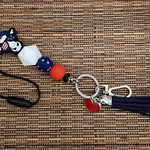 Patriotic Hefer Badge Lanyard