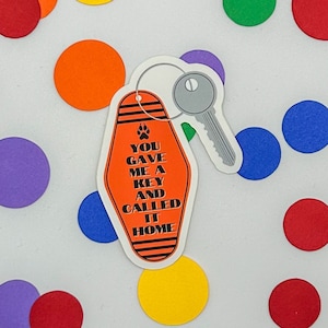 All for the Game Inspired Sticker: Key Called Home, Matte Vinyl (2x3 in)