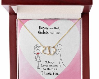 Exquisite 10k Gold Everlasting Love Necklace: A Symbol of Eternal Love for a Friend