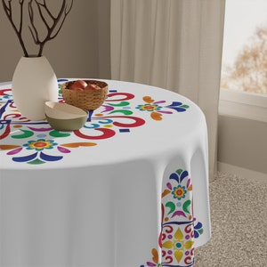 Veracruz Tablecloth by Zaboni |  Mexican-Inspired Table Decor | Etsy | Mexican Style