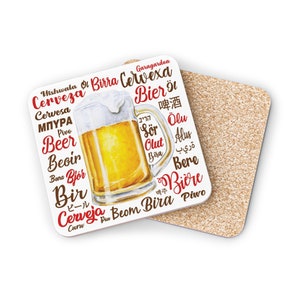 Unique Beer Coasters for Every Celebration | Zaboni&#39;s Digital Art on Etsy