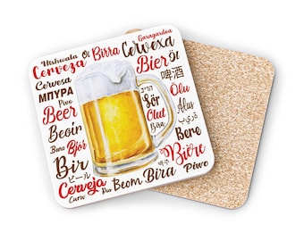 Unique Beer Coasters for Every Celebration | Zaboni's Digital Art on Etsy