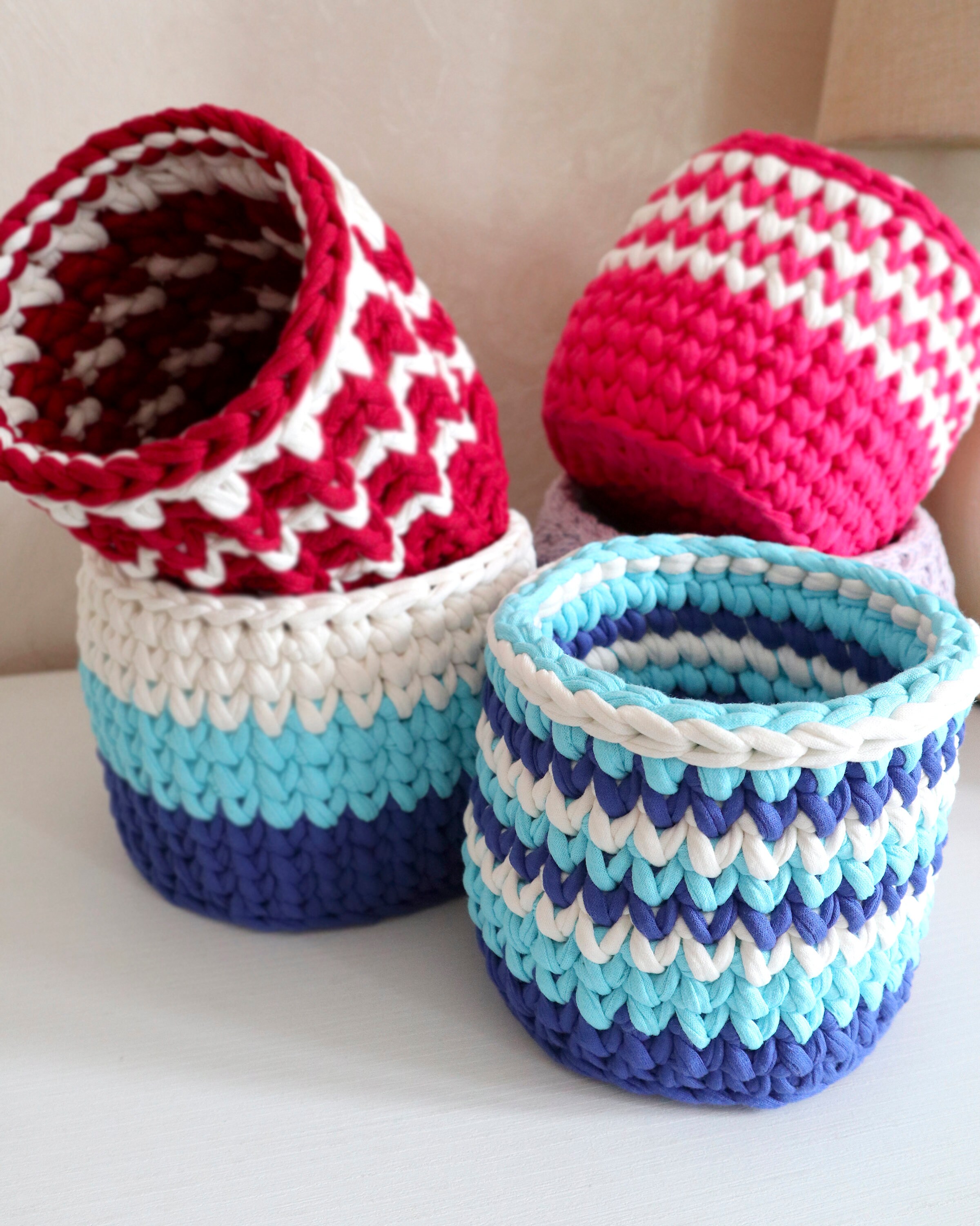 Set of baskets Home decor Nursery storage Home Etsy