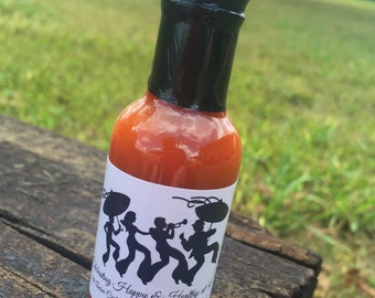 Birthday Party Favors - mini hot sauce bottles