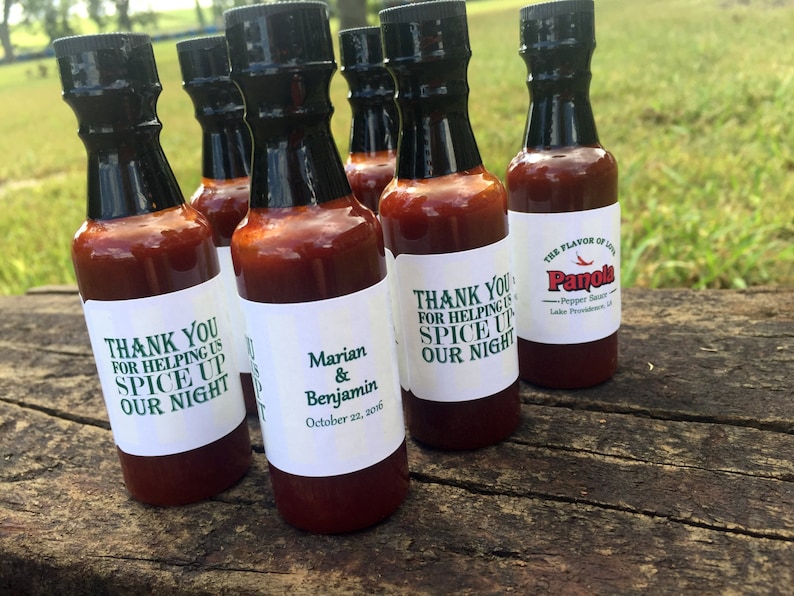 Hot Sauce Wedding Favors image 1