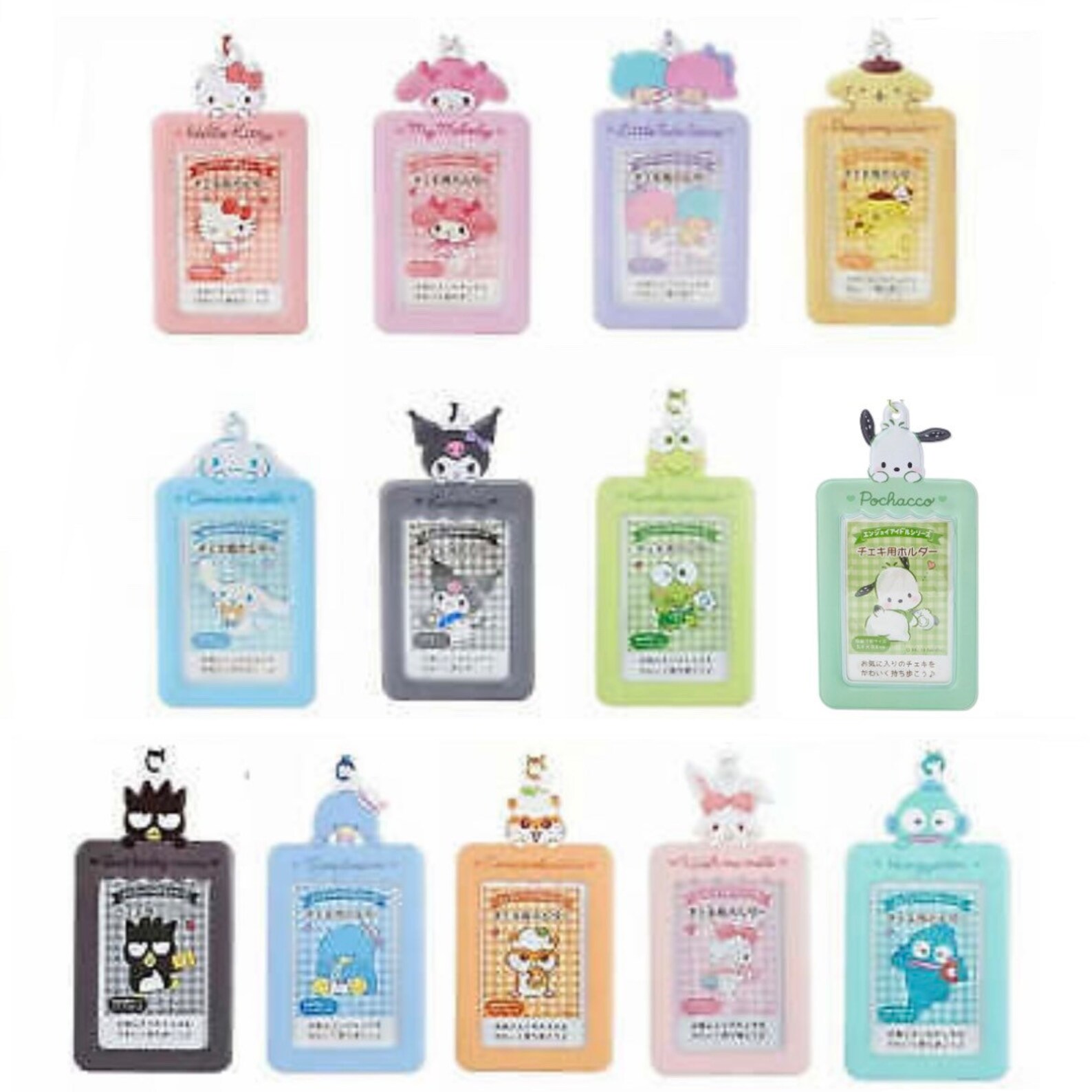 Sanrio Photocard Photo Card Holder Keyring Keychain Hello Etsy