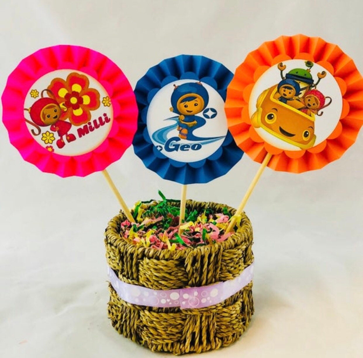 3 Team Umizoomi Birthday Centerpieces Team Umizoomi Party Etsy