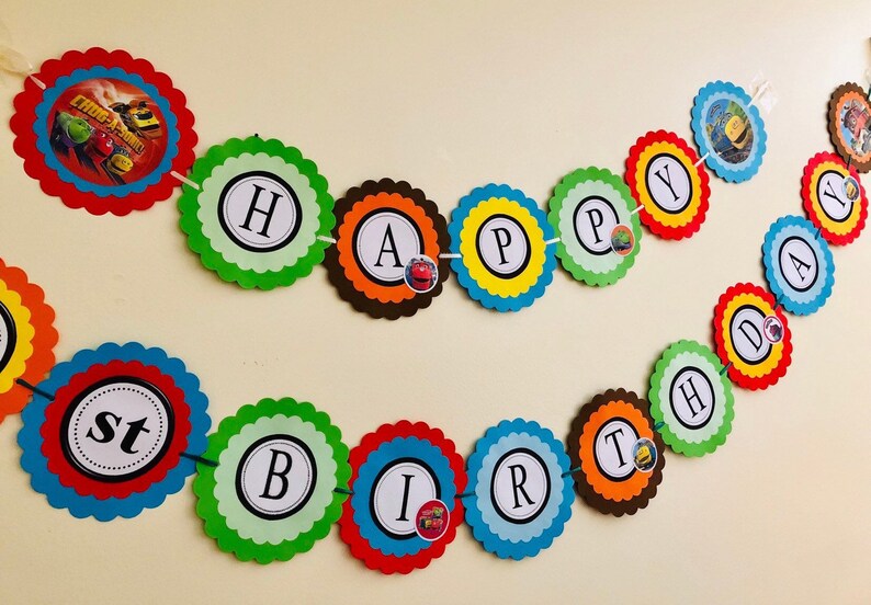 Chuggington Birthday Banner Chuggington Party Chuggington Etsy