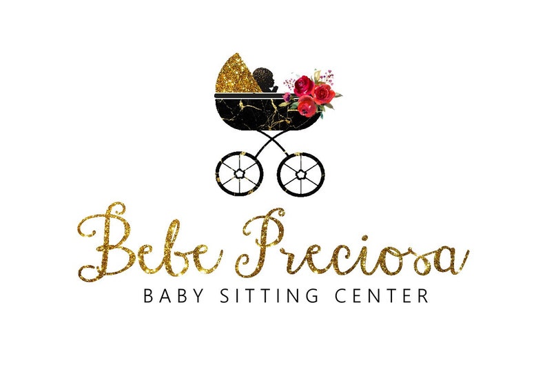 Baby Stroller Logo Baby Logo Design Boutique Logo Etsy