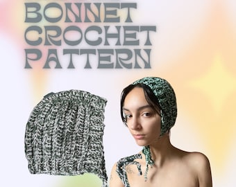 Crochet Ribbed Bonnet Pattern