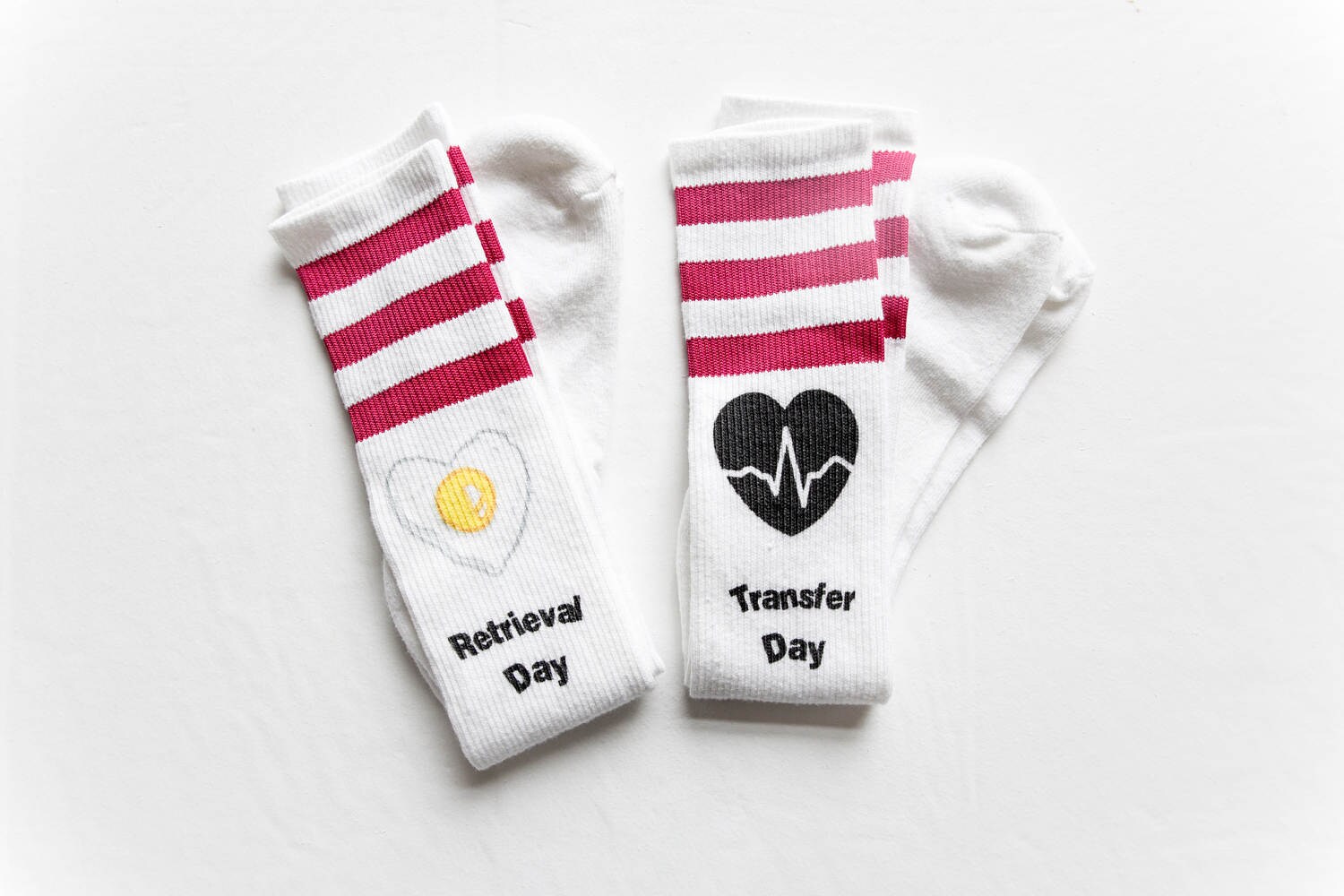 Combo Infertility Socks Retrieval and Transfer Day, Infertility, IVF